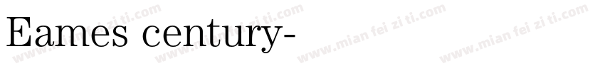 Eames century字体转换